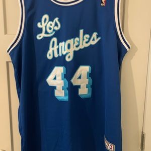 Mitchell and Ness Jerry West Hardwood Classic jersey